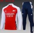 2024-2025 Arsenal club red white blue soccer uniforms with Long Trousers B885