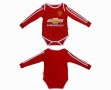 2017-2018 Manchester United red long sleeve baby clothes home