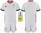 FIFA World Cup and Russia 2018 patch Iran white soccer jersey home