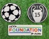 2024-2025 Real Madrid Champions League UEFA Pack 3 Patches Badges For 15（1）