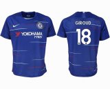 2018-2019 Chelsea club thailand version #18 GIROUD blue soccer jersey home