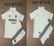 0203 Real Madrid club white throwback soccer jerseys home