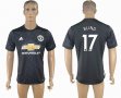 2017-2018 Manchester united #17 BLIND thailand version black soccer jersey away