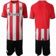 2021-2022 Athletic Bilbao club red white black soccer jerseys home