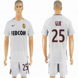 2016-2017 Monaco club GLIK #25 white soccer jerseys away