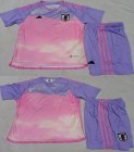 2023-2024 Japan team pink purple kids soccer jerseys away