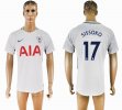 2017-2018 Tottenham Hotspur #17 SISSOKO Thailand version white soccer jersey home