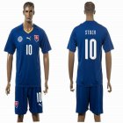 2015-2016 Slovakia team STOCH #10 soccer jersey blue away