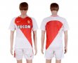 2016-2017 Monaco club white red home soccer jerseys
