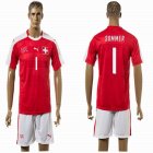 2015-2016 Switzerland national team SOMMER #1 jerseys red home