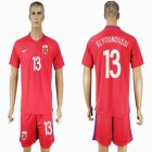 2016-2017 Norway team ELYOUNOUSSI #13 red soccer jerseys home