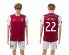 2014-2015 Colorado Rapids club WYNNE #22 soccer jersey red white home