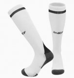 2024 Real Madrid Club white soccer socks home