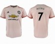 2018-2019 Manchester United Club #7 ALEXIS thailand version pink soccer jersey