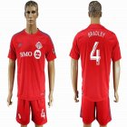 2016 Toronto FC BRADLEY #4 red soccer jersey home