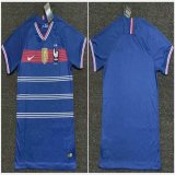 2019-2020 France thailand version throwback blue soccer jersey home FIFA Patch