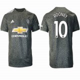 2020-2021 Manchester United club Thailand version #10 ROONEY light green kid soccer jersey away