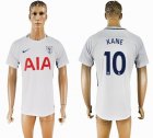 2017-2018 Tottenham Hotspur #10 KANE Thailand version white soccer jersey home