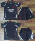 2024-2025 Arsenal Club dark gray kid soccer jerseys away-QQ