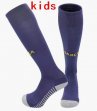 2024 Barcelona club purple kid soccer socks home