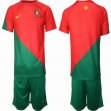 2022 World cup Portugal team red green soccer jerseys home