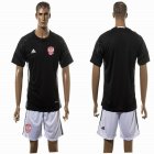 2016 Russia team goalkeeper soccer jersey black