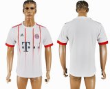 2017-2018 Bayern Munich club thailand version white soccer jersey away