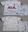 2023-2024 Tottenham Hotspur Club white kid soccer jerseys home