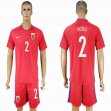 2016-2017 Norway team HOGLI #2 red soccer jerseys home