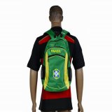 Brazil green soccer backpack