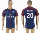 2017-2018 Paris saint germain #20 KURZAWA Thailand version blue soccer jersey home