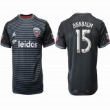 2018-2019 D.C. United Thailand version #15 BIRNBAUM black soccer jersey home