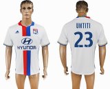 2016-2017 Lyon club #23 UMTITI thailand version white soccer jersey home