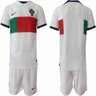 2022 World cup Portugal team white soccer jerseys away