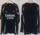 2024-2025 Arsenal Club thailand version black long sleeves soccer jerseys away