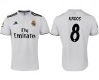 2018-2019 Real Madrid thailand version #8 KROOS white soccer jersey home