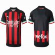 2022-2023 AC Milan club thailand version red black soccer jerseys home