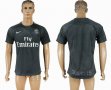 2017-2018 Paris saint germain thailand version black soccer jersey away