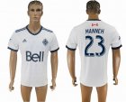 2017-2018 Vancouver Whitecaps Thailand version MANNEH #23 white soccer jersey home