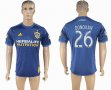 2017-2018 Los Angeles Galaxy DONOVAN #26 Thailand version blue soccer jersey away