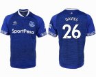 2018-2019 Everton FC thailand version #26 DAVIES blue soccer jersey home