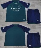 2023-2024 Arsenal club green soccer jersey second away -GD