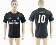 2017-2018 Real Madrid #10 JAMES thailand version black soccer jersey away