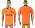 2017-2018 Liverpool Thailand version orange soccer jersey away