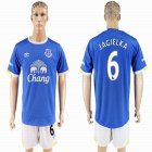 2016-2017 Everton FC club #6 JAGIELKA #6 blue soccer jersey home