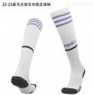 2022 Real Madrid Club white soccer socks