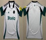 2025-2024 Newcastle United club thailand version white green soccer jerseys second away