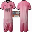 2022-2023 Real Madrid club pink goalkeep soccer jersey away with Champions League patch