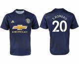 2018-2019 Manchester united thailand version #20 S.ROMERO blue soccer jersey away