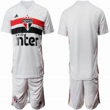 2019-2020 Sao Paulo FC club white socer jerseys home